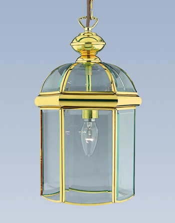 1 light lantern polished brass by Searchlight