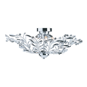 Lima chrome finish halogen semi flush