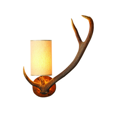 Antler 1 Light Wall Light Brown - Right