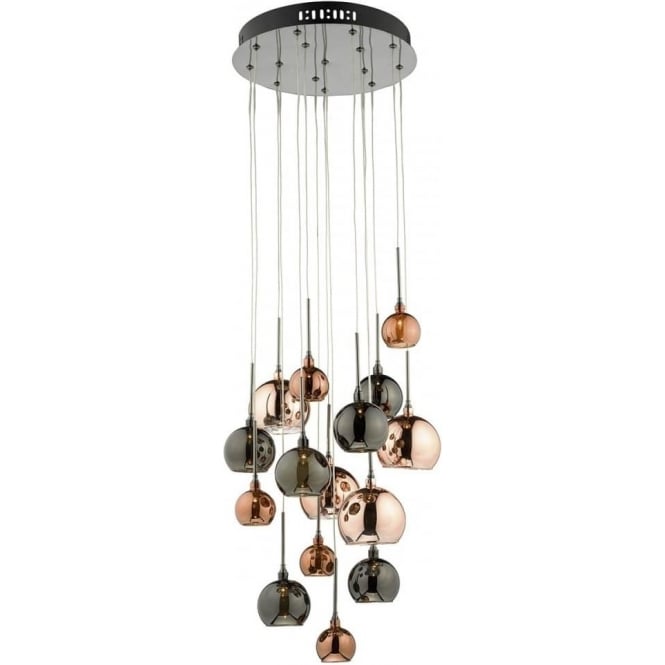 Aurelia 15 light cluster pendant