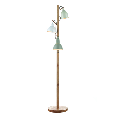 Blyton 3 Light Floor Lamp complete with Painted Shade