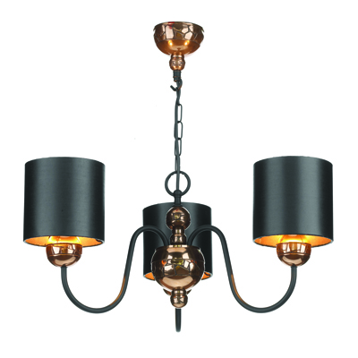 Garbo 3 Light Ceiling Light Bronze