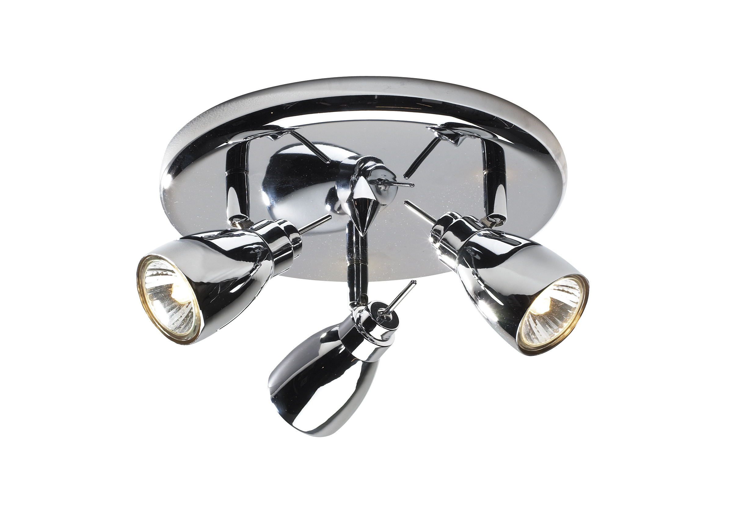 Houston 3 Light Ceiling Spotlight Polished Chrome