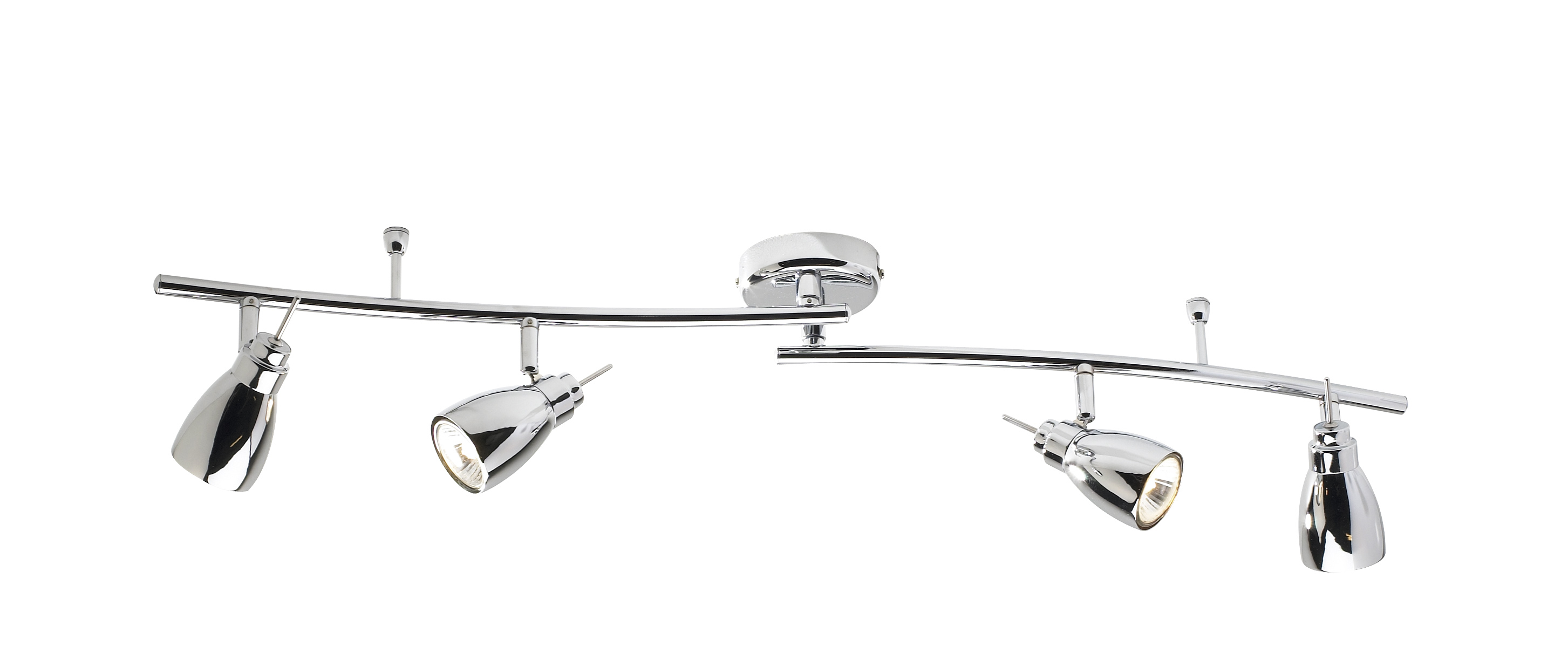 Houston 4 Light Ceiling Swivel Spotlight Polished Chrome