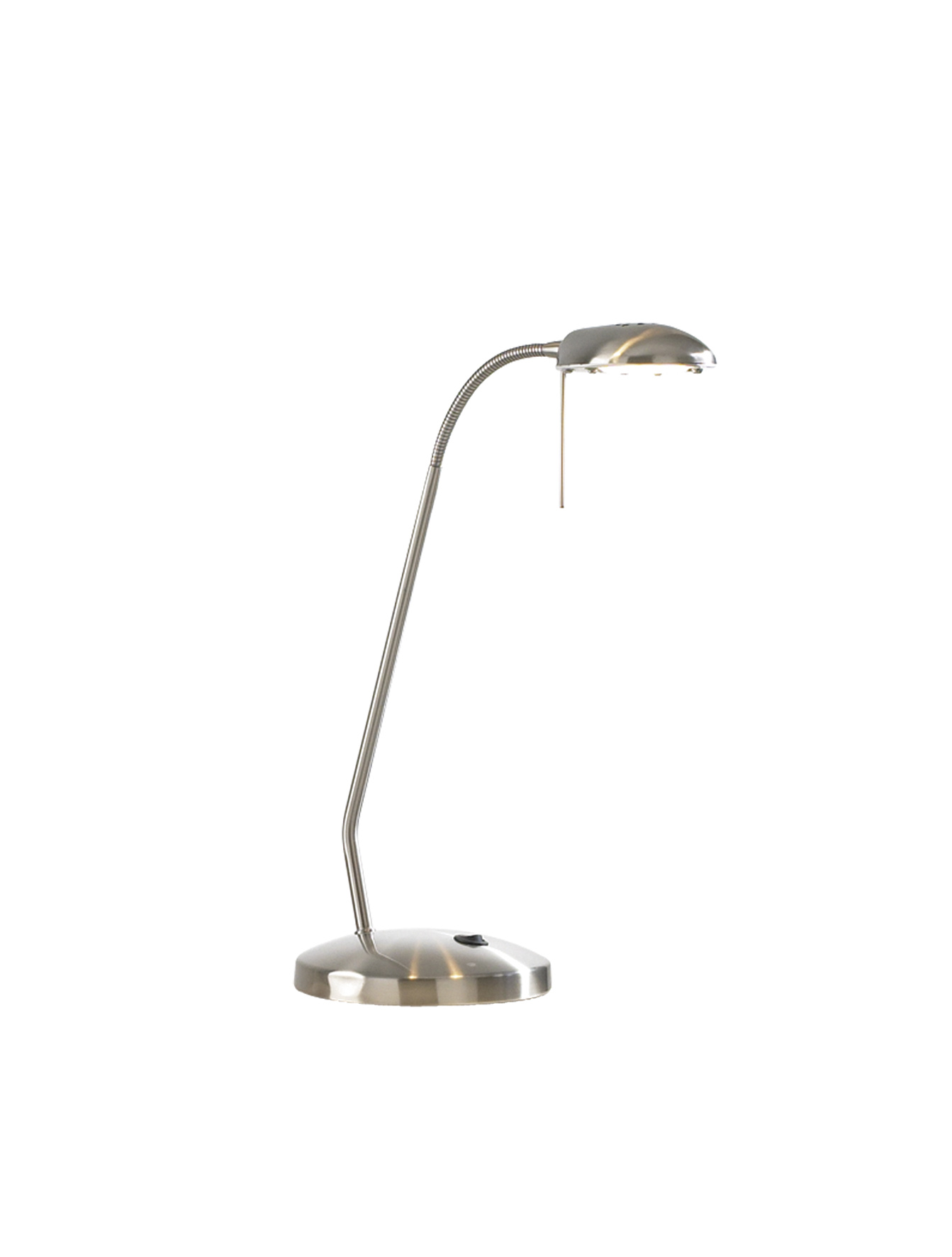 Journal 1 Light Table Lamp Satin Chrome