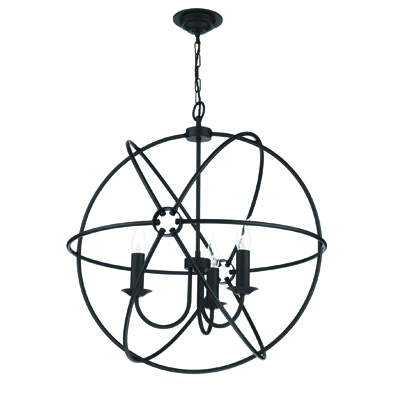 ORB 3lt Pendant Black