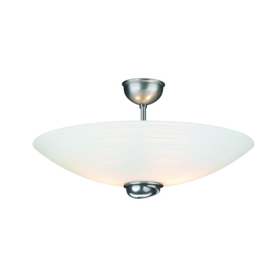 Swirl 2 light modern ceiling light pewter finish