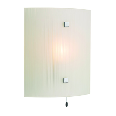 Swirl 1 light modern wall light pewter finish (SWITCHED)