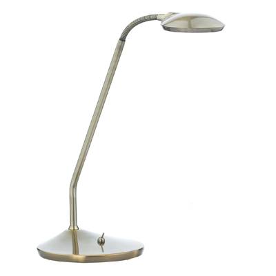 Wellington Table Lamp Antique Brass LED