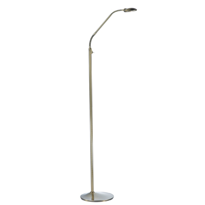 Wellington Floor Lamp Antique Brass LED