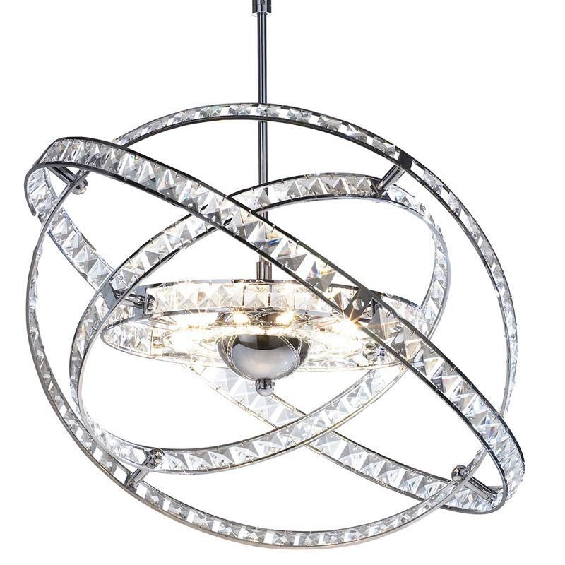 Eternity 10 Light pendant by Dar Lighting