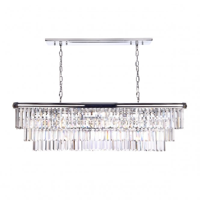 Eulalia 10 light oblong pendant