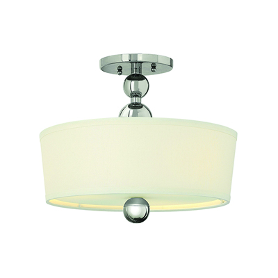 Zelda 3Lt Semi-Flush Polished Nickel