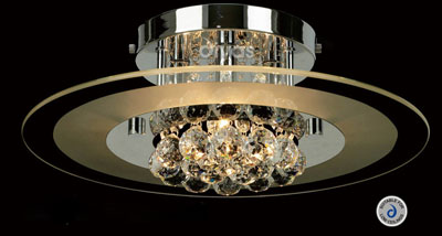 Delmar  crystal round 4 light