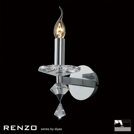 Renzo wall light by Diyas lighting