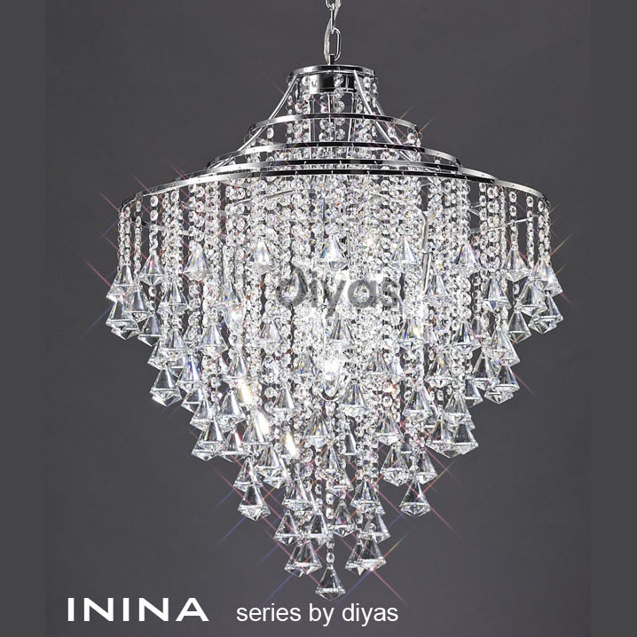 Inina 5 light pendant by Diyas