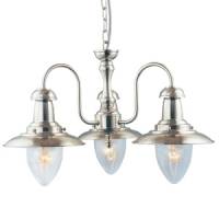 Fisherman satin silver finish fisherman style fitting