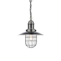 Terrace 1 Light Pendant Antique Chrome