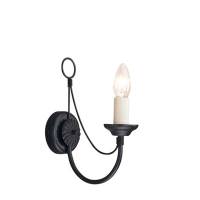 Carisbrooke 1Lt Wall Light Black 