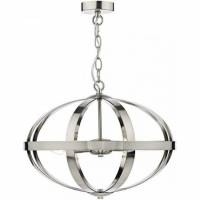 Symbol 3 light Pendant Satin Chrome