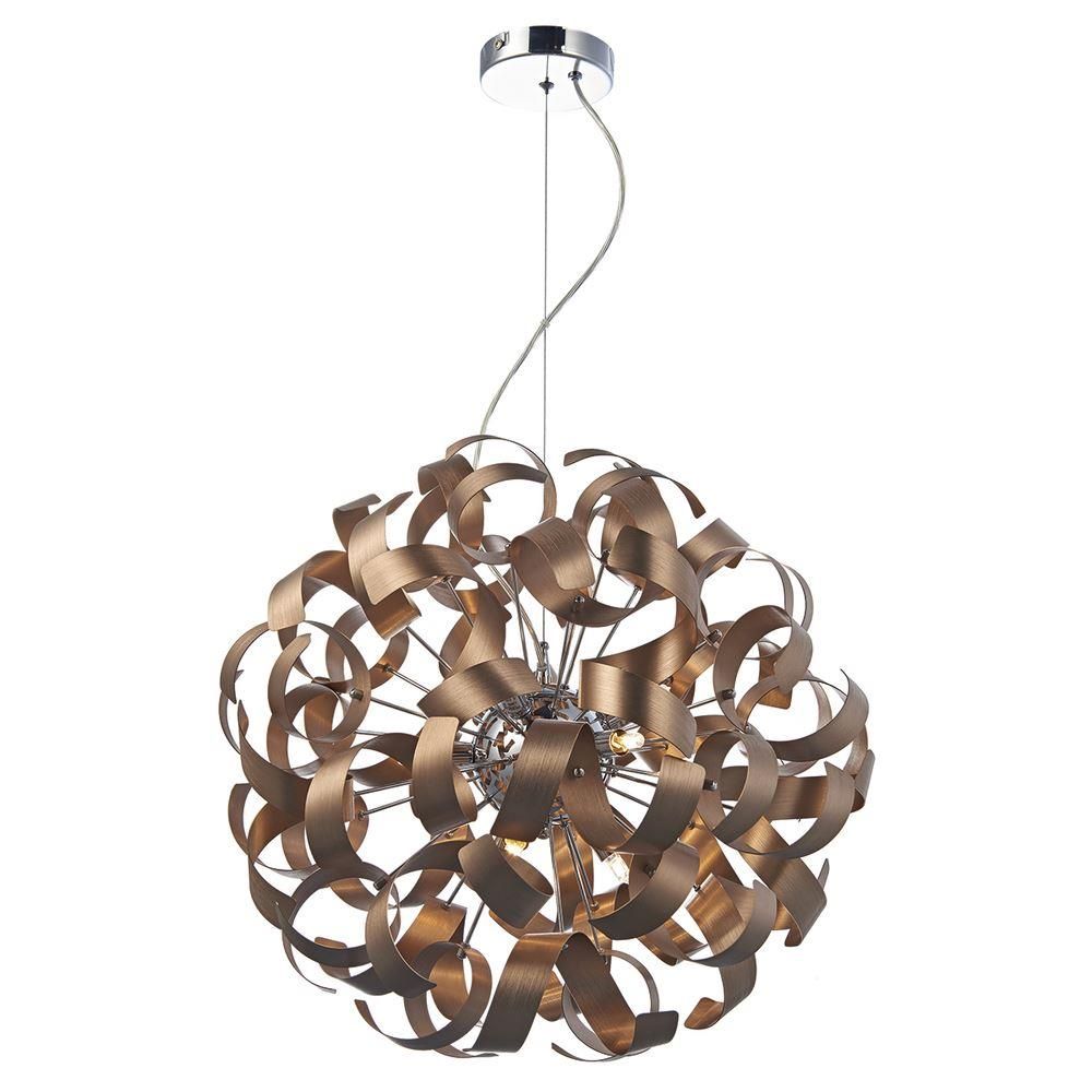 Rawley 9 light  brushed Copper